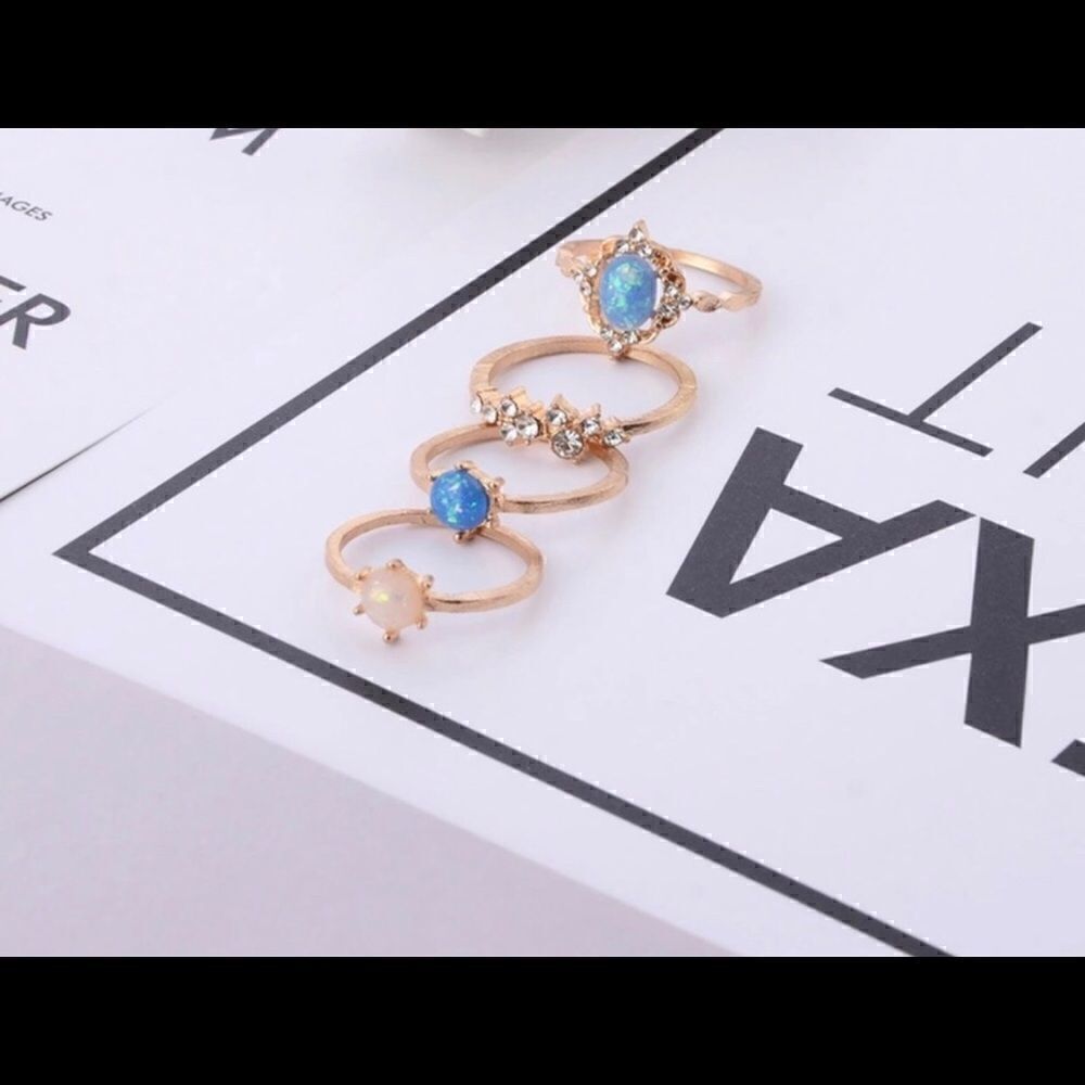 Boho ring set - Picture 2 of 5
